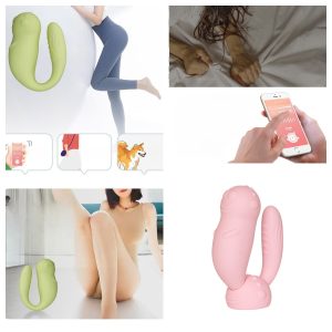 App-controlled U-shaped vibrator Dual Warming