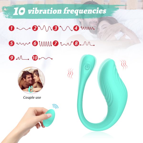 couple's vibrator Silicone Vibrating Massager - Image 2